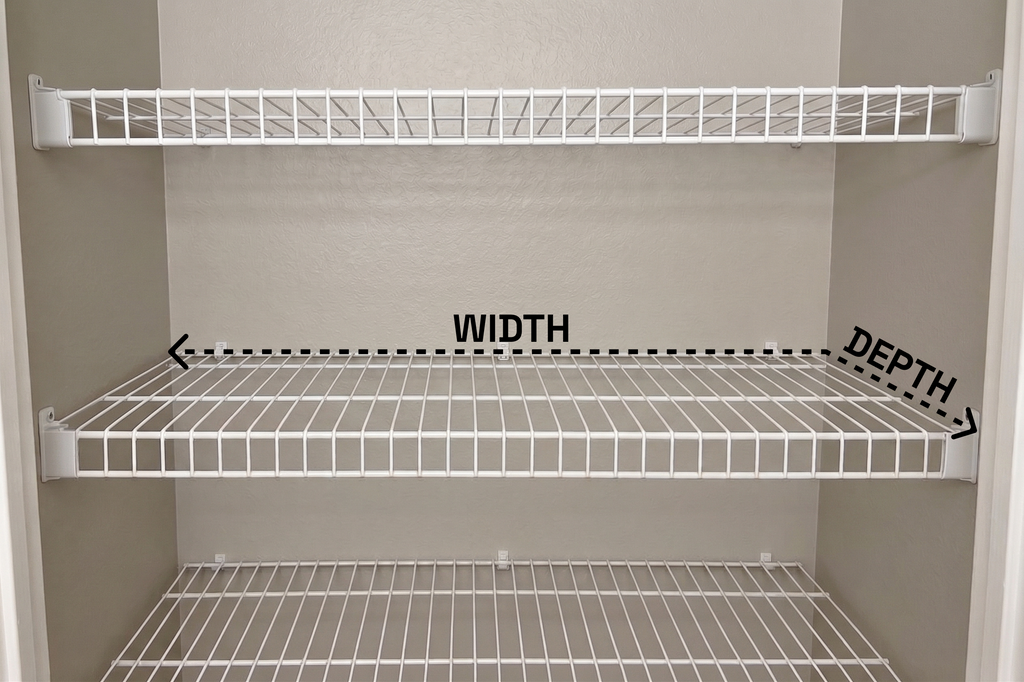 Plastic Wire Shelf Cover