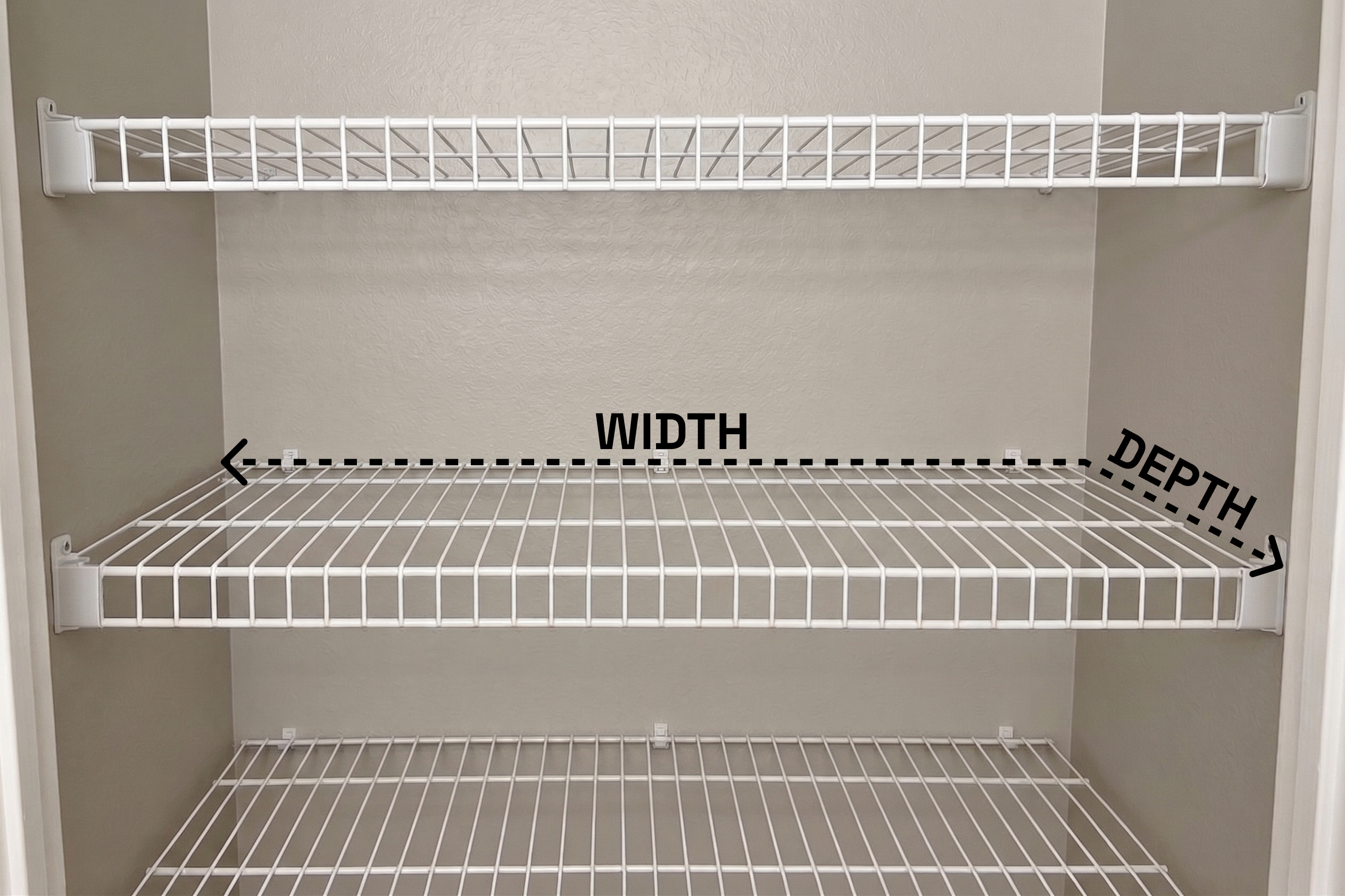 Plastic Wire Shelf Cover
